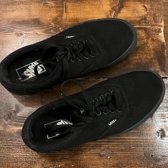 Men’s Van Shoes All Black - Picture 1 of 1